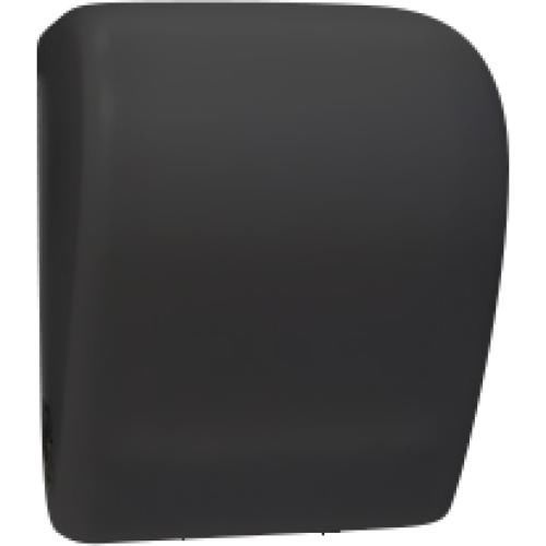 Distribuidor de toalhas de papel com sa�da de corte manual. Preto ABS